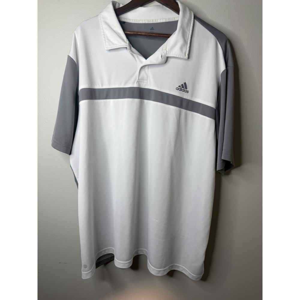 Adidas Climacool Short Sleeve Mens' 3XB Color Block Golf Polo Shirt